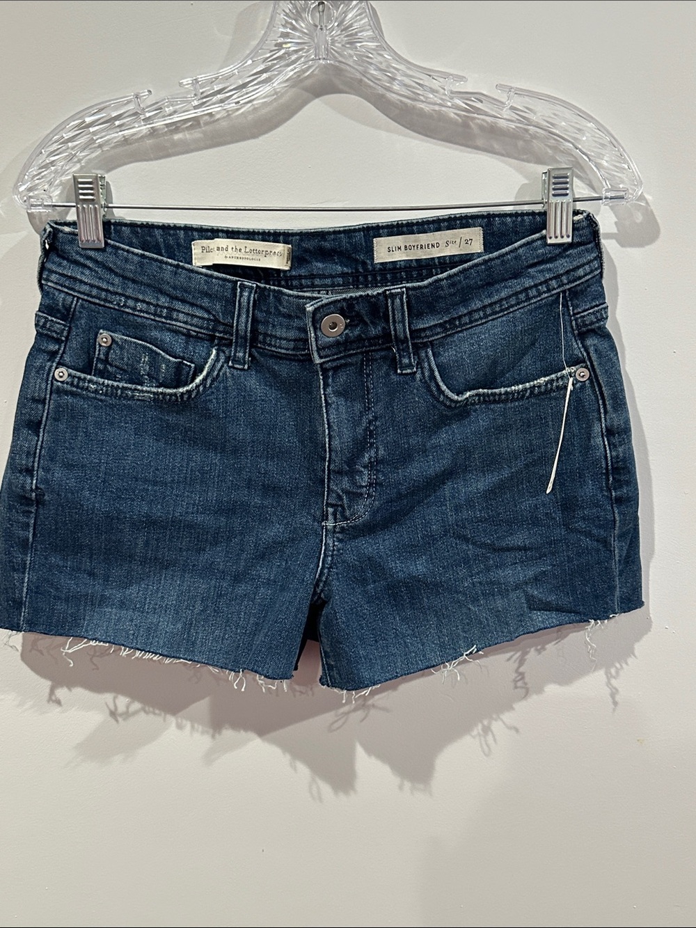 Anthropologie Pilcro and the Letterpress Slim Boyfriend Short Size 27